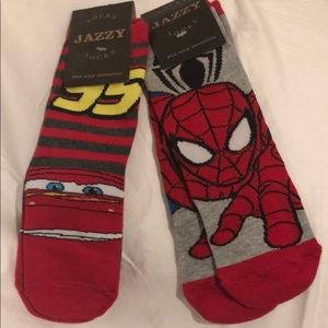 Two pairs kids socks